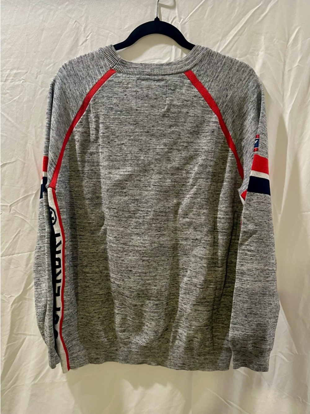 Superdry Heather Gray Crewneck Sweater - Picture 3 of 4